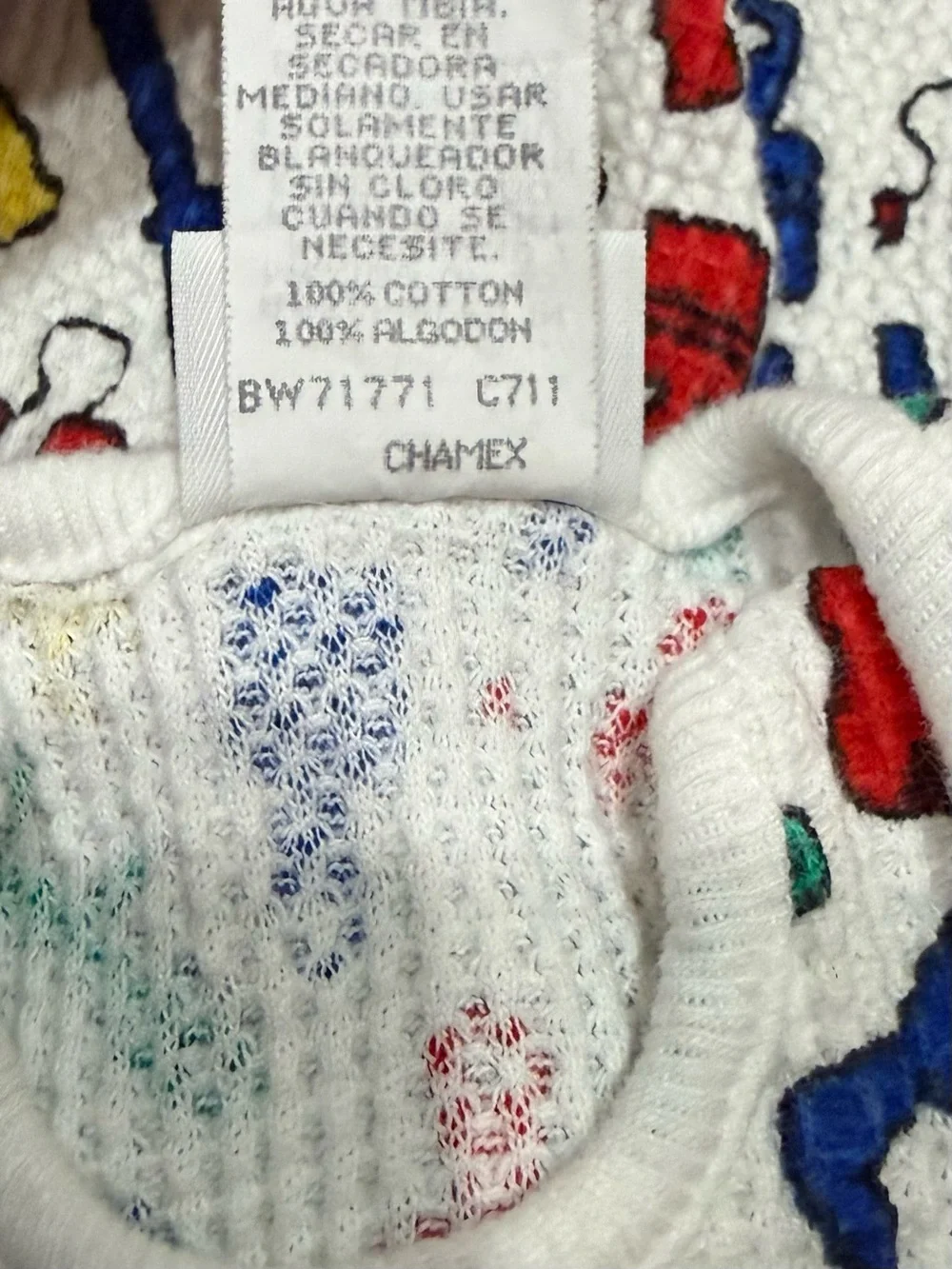 Vintage 90s Carter’s Long Sleeve Thermal One Piece Size 0-6mo NEW Tool Print